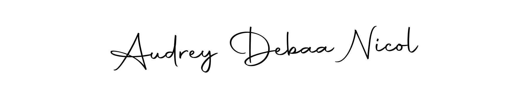 Best and Professional Signature Style for Audrey Debaa Nicol. Autography-DOLnW Best Signature Style Collection. Audrey Debaa Nicol signature style 10 images and pictures png