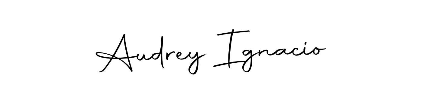 The best way (Autography-DOLnW) to make a short signature is to pick only two or three words in your name. The name Audrey Ignacio include a total of six letters. For converting this name. Audrey Ignacio signature style 10 images and pictures png