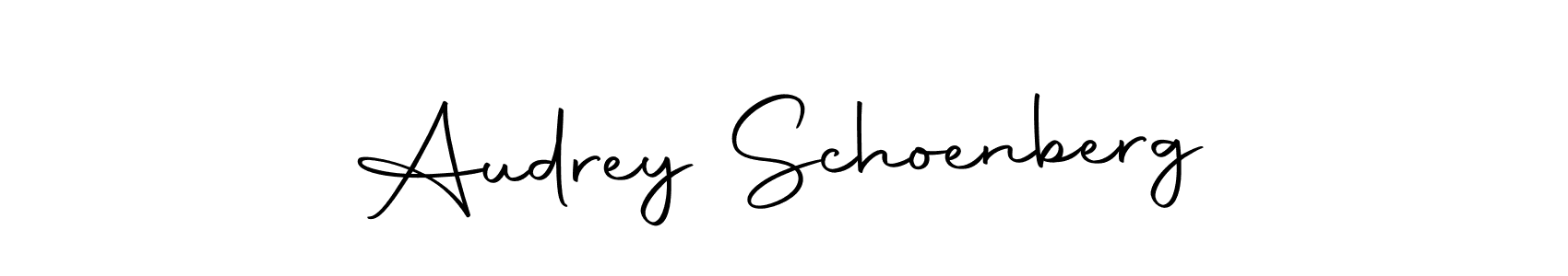 Here are the top 10 professional signature styles for the name Audrey Schoenberg. These are the best autograph styles you can use for your name. Audrey Schoenberg signature style 10 images and pictures png