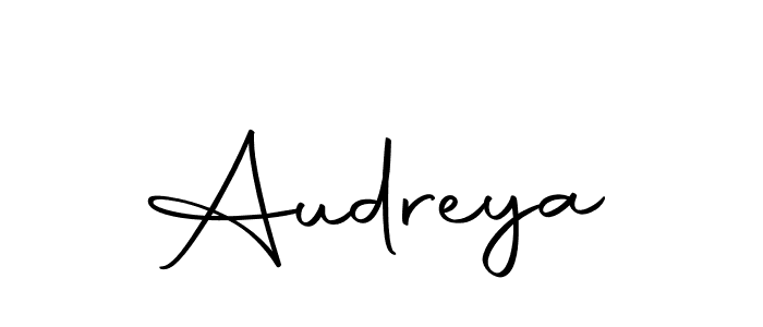 The best way (Autography-DOLnW) to make a short signature is to pick only two or three words in your name. The name Audreya include a total of six letters. For converting this name. Audreya signature style 10 images and pictures png