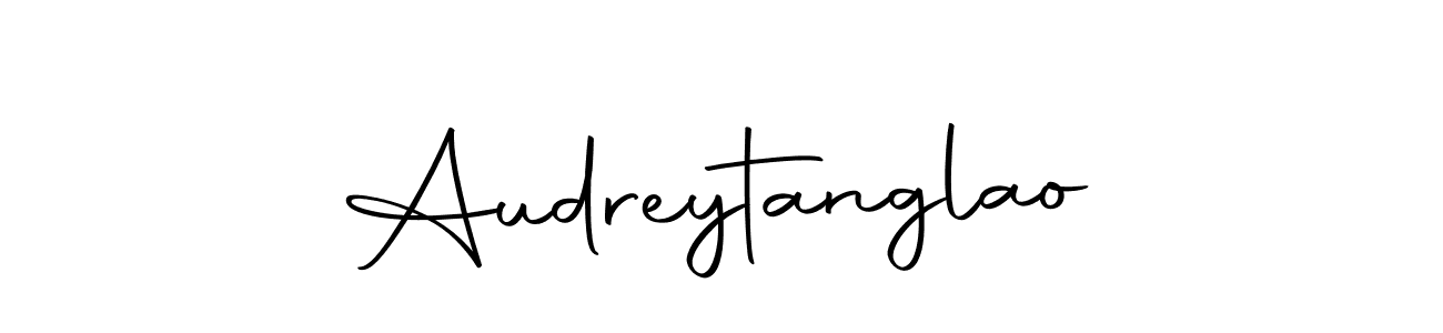 The best way (Autography-DOLnW) to make a short signature is to pick only two or three words in your name. The name Audreytanglao include a total of six letters. For converting this name. Audreytanglao signature style 10 images and pictures png