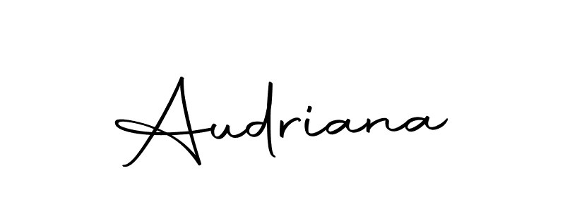 You should practise on your own different ways (Autography-DOLnW) to write your name (Audriana) in signature. don't let someone else do it for you. Audriana signature style 10 images and pictures png