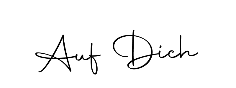 Make a beautiful signature design for name Auf Dich. With this signature (Autography-DOLnW) style, you can create a handwritten signature for free. Auf Dich signature style 10 images and pictures png