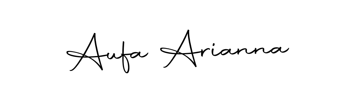 Autography-DOLnW is a professional signature style that is perfect for those who want to add a touch of class to their signature. It is also a great choice for those who want to make their signature more unique. Get Aufa Arianna name to fancy signature for free. Aufa Arianna signature style 10 images and pictures png