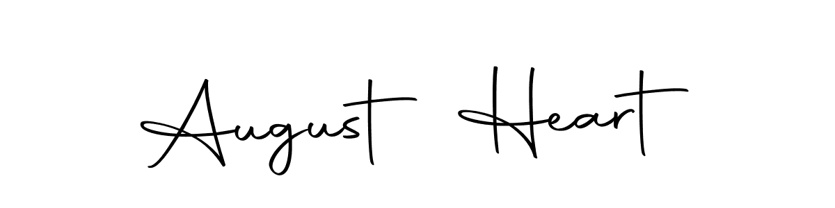 The best way (Autography-DOLnW) to make a short signature is to pick only two or three words in your name. The name August Heart include a total of six letters. For converting this name. August Heart signature style 10 images and pictures png
