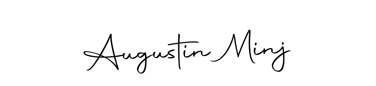 Augustin Minj stylish signature style. Best Handwritten Sign (Autography-DOLnW) for my name. Handwritten Signature Collection Ideas for my name Augustin Minj. Augustin Minj signature style 10 images and pictures png