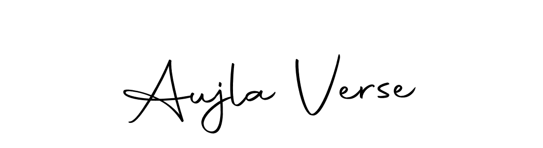 Use a signature maker to create a handwritten signature online. With this signature software, you can design (Autography-DOLnW) your own signature for name Aujla Verse. Aujla Verse signature style 10 images and pictures png