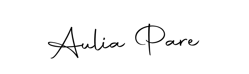 How to make Aulia Pare signature? Autography-DOLnW is a professional autograph style. Create handwritten signature for Aulia Pare name. Aulia Pare signature style 10 images and pictures png