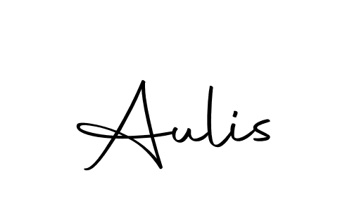 How to make Aulis signature? Autography-DOLnW is a professional autograph style. Create handwritten signature for Aulis name. Aulis signature style 10 images and pictures png