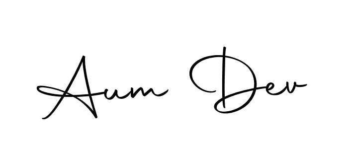 How to make Aum Dev signature? Autography-DOLnW is a professional autograph style. Create handwritten signature for Aum Dev name. Aum Dev signature style 10 images and pictures png