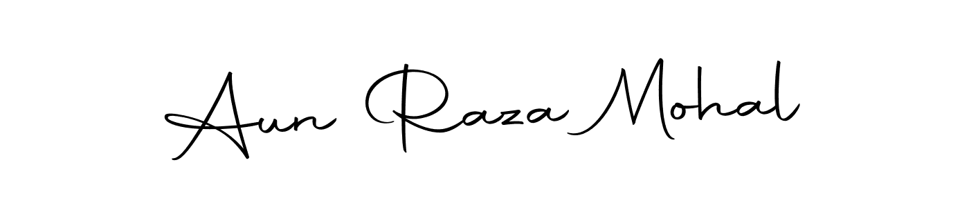 Also we have Aun Raza Mohal name is the best signature style. Create professional handwritten signature collection using Autography-DOLnW autograph style. Aun Raza Mohal signature style 10 images and pictures png