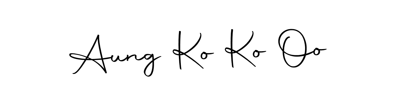 Aung Ko Ko Oo stylish signature style. Best Handwritten Sign (Autography-DOLnW) for my name. Handwritten Signature Collection Ideas for my name Aung Ko Ko Oo. Aung Ko Ko Oo signature style 10 images and pictures png