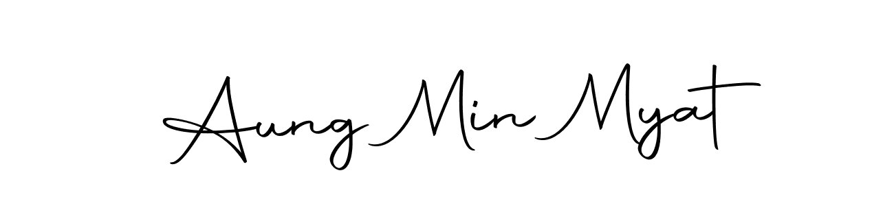 Make a beautiful signature design for name Aung Min Myat. Use this online signature maker to create a handwritten signature for free. Aung Min Myat signature style 10 images and pictures png