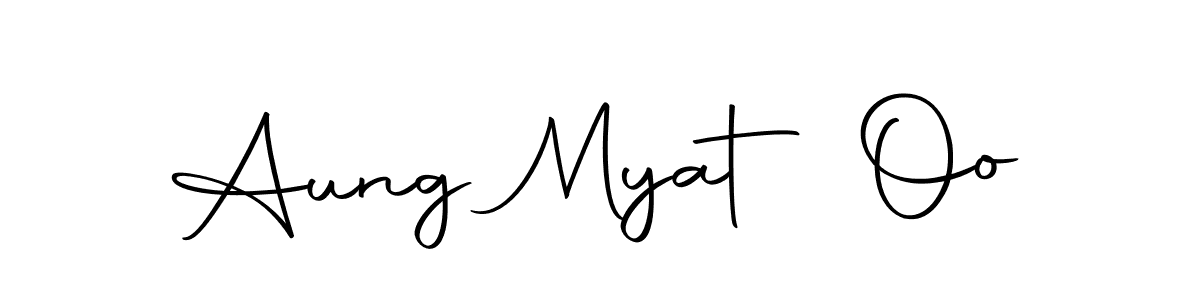 Make a beautiful signature design for name Aung Myat Oo. With this signature (Autography-DOLnW) style, you can create a handwritten signature for free. Aung Myat Oo signature style 10 images and pictures png