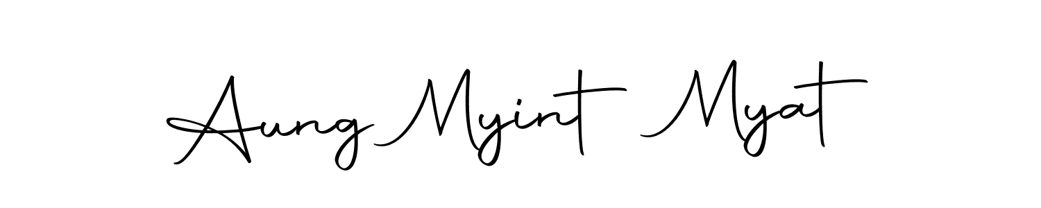 You should practise on your own different ways (Autography-DOLnW) to write your name (Aung Myint Myat) in signature. don't let someone else do it for you. Aung Myint Myat signature style 10 images and pictures png