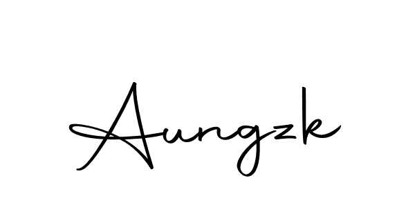 Aungzk stylish signature style. Best Handwritten Sign (Autography-DOLnW) for my name. Handwritten Signature Collection Ideas for my name Aungzk. Aungzk signature style 10 images and pictures png