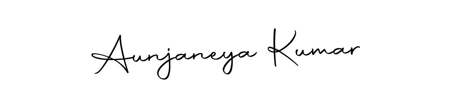 Aunjaneya Kumar stylish signature style. Best Handwritten Sign (Autography-DOLnW) for my name. Handwritten Signature Collection Ideas for my name Aunjaneya Kumar. Aunjaneya Kumar signature style 10 images and pictures png