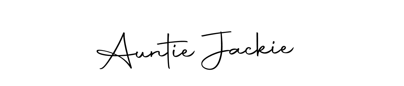 Auntie Jackie  stylish signature style. Best Handwritten Sign (Autography-DOLnW) for my name. Handwritten Signature Collection Ideas for my name Auntie Jackie . Auntie Jackie  signature style 10 images and pictures png