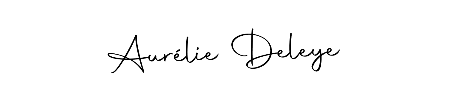 How to make Aurélie Deleye name signature. Use Autography-DOLnW style for creating short signs online. This is the latest handwritten sign. Aurélie Deleye signature style 10 images and pictures png