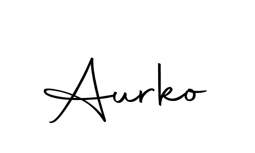 The best way (Autography-DOLnW) to make a short signature is to pick only two or three words in your name. The name Aurko include a total of six letters. For converting this name. Aurko signature style 10 images and pictures png