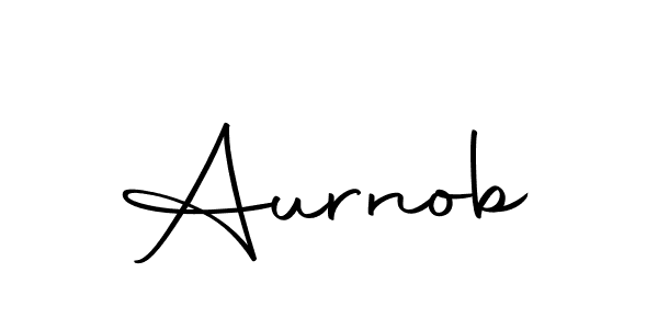 Create a beautiful signature design for name Aurnob. With this signature (Autography-DOLnW) fonts, you can make a handwritten signature for free. Aurnob signature style 10 images and pictures png