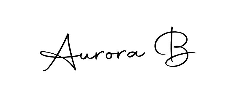 The best way (Autography-DOLnW) to make a short signature is to pick only two or three words in your name. The name Aurora B include a total of six letters. For converting this name. Aurora B signature style 10 images and pictures png