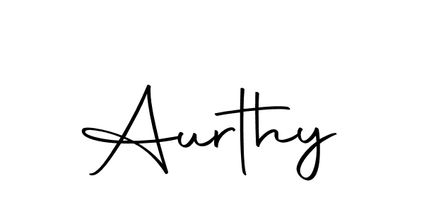 The best way (Autography-DOLnW) to make a short signature is to pick only two or three words in your name. The name Aurthy include a total of six letters. For converting this name. Aurthy signature style 10 images and pictures png