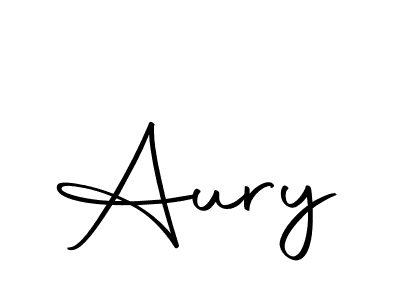 You should practise on your own different ways (Autography-DOLnW) to write your name (Aury) in signature. don't let someone else do it for you. Aury signature style 10 images and pictures png