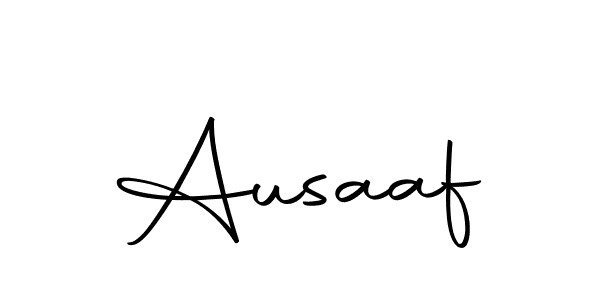 You should practise on your own different ways (Autography-DOLnW) to write your name (Ausaaf) in signature. don't let someone else do it for you. Ausaaf signature style 10 images and pictures png