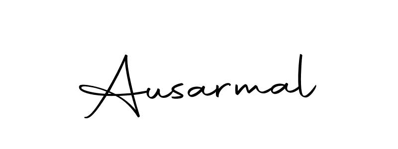 You should practise on your own different ways (Autography-DOLnW) to write your name (Ausarmal) in signature. don't let someone else do it for you. Ausarmal signature style 10 images and pictures png