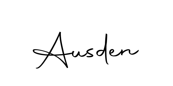 You should practise on your own different ways (Autography-DOLnW) to write your name (Ausden) in signature. don't let someone else do it for you. Ausden signature style 10 images and pictures png