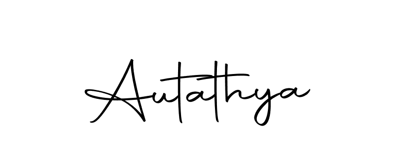 Create a beautiful signature design for name Autathya. With this signature (Autography-DOLnW) fonts, you can make a handwritten signature for free. Autathya signature style 10 images and pictures png