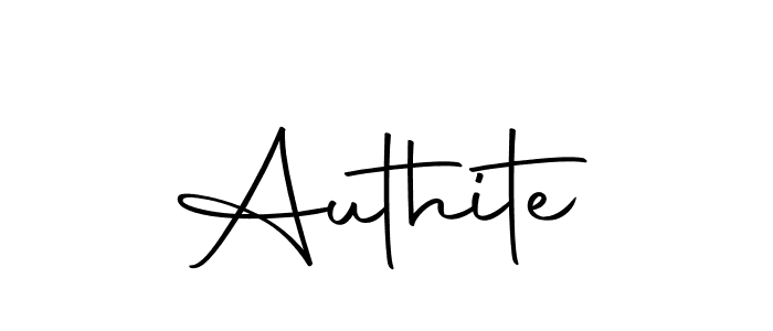 You should practise on your own different ways (Autography-DOLnW) to write your name (Authite) in signature. don't let someone else do it for you. Authite signature style 10 images and pictures png