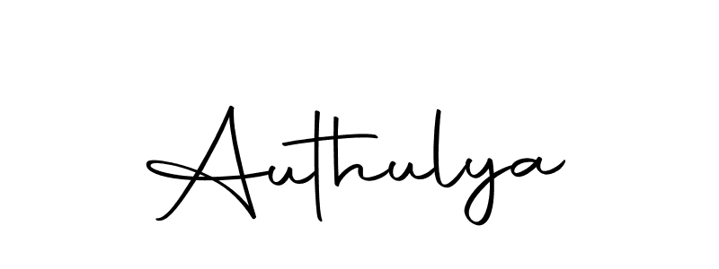 Use a signature maker to create a handwritten signature online. With this signature software, you can design (Autography-DOLnW) your own signature for name Authulya. Authulya signature style 10 images and pictures png