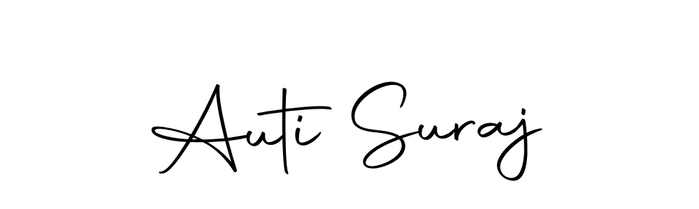 You should practise on your own different ways (Autography-DOLnW) to write your name (Auti Suraj) in signature. don't let someone else do it for you. Auti Suraj signature style 10 images and pictures png
