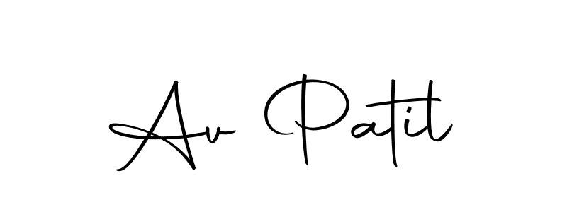 Make a beautiful signature design for name Av Patil. Use this online signature maker to create a handwritten signature for free. Av Patil signature style 10 images and pictures png