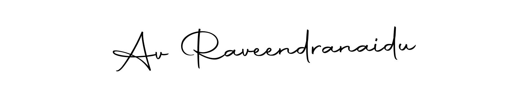 Create a beautiful signature design for name Av Raveendranaidu. With this signature (Autography-DOLnW) fonts, you can make a handwritten signature for free. Av Raveendranaidu signature style 10 images and pictures png