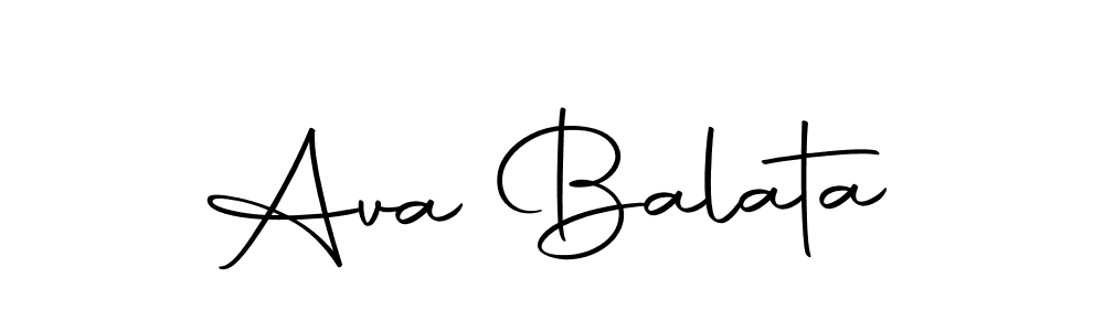 Make a beautiful signature design for name Ava Balata. With this signature (Autography-DOLnW) style, you can create a handwritten signature for free. Ava Balata signature style 10 images and pictures png