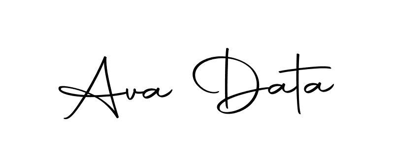 The best way (Autography-DOLnW) to make a short signature is to pick only two or three words in your name. The name Ava Data include a total of six letters. For converting this name. Ava Data signature style 10 images and pictures png