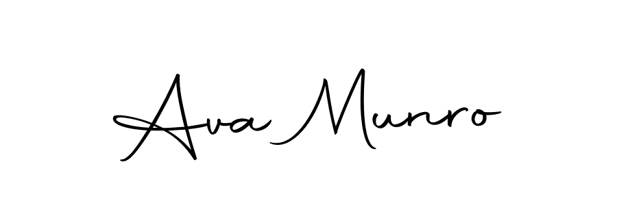 You can use this online signature creator to create a handwritten signature for the name Ava Munro. This is the best online autograph maker. Ava Munro signature style 10 images and pictures png