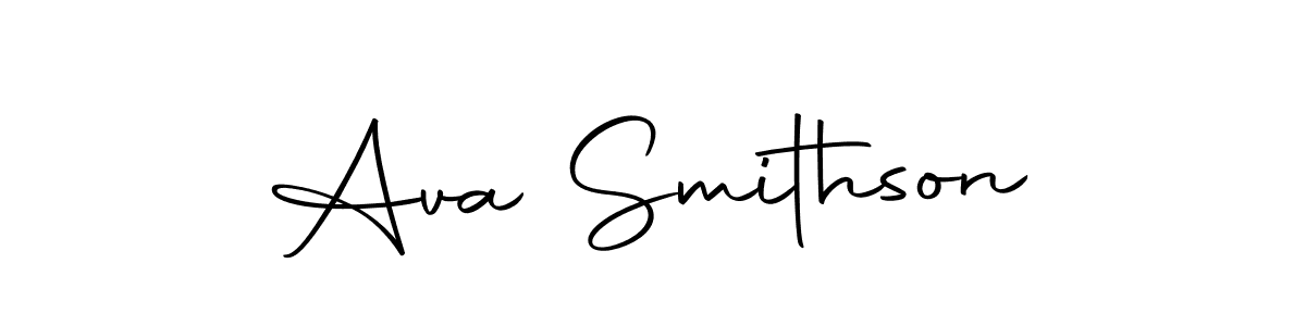 Also we have Ava Smithson name is the best signature style. Create professional handwritten signature collection using Autography-DOLnW autograph style. Ava Smithson signature style 10 images and pictures png