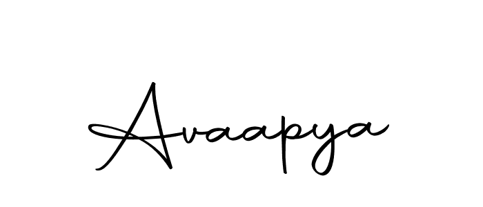 Design your own signature with our free online signature maker. With this signature software, you can create a handwritten (Autography-DOLnW) signature for name Avaapya. Avaapya signature style 10 images and pictures png