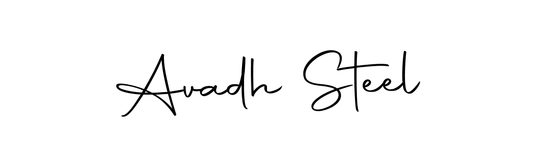 Make a beautiful signature design for name Avadh Steel. With this signature (Autography-DOLnW) style, you can create a handwritten signature for free. Avadh Steel signature style 10 images and pictures png
