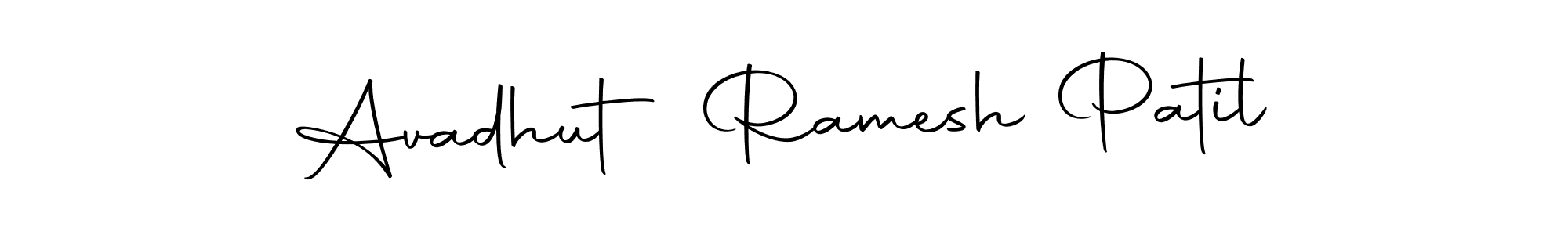 Design your own signature with our free online signature maker. With this signature software, you can create a handwritten (Autography-DOLnW) signature for name Avadhut Ramesh Patil. Avadhut Ramesh Patil signature style 10 images and pictures png