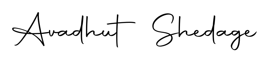 A stylish, flowing autograph style designed for name Avadhut Shedage using Autography-DOLnW typography. Perfect for digital creative projects. Avadhut Shedage signature style 10 images and pictures png