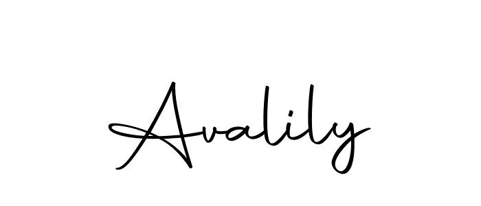 How to make Avalily signature? Autography-DOLnW is a professional autograph style. Create handwritten signature for Avalily name. Avalily signature style 10 images and pictures png
