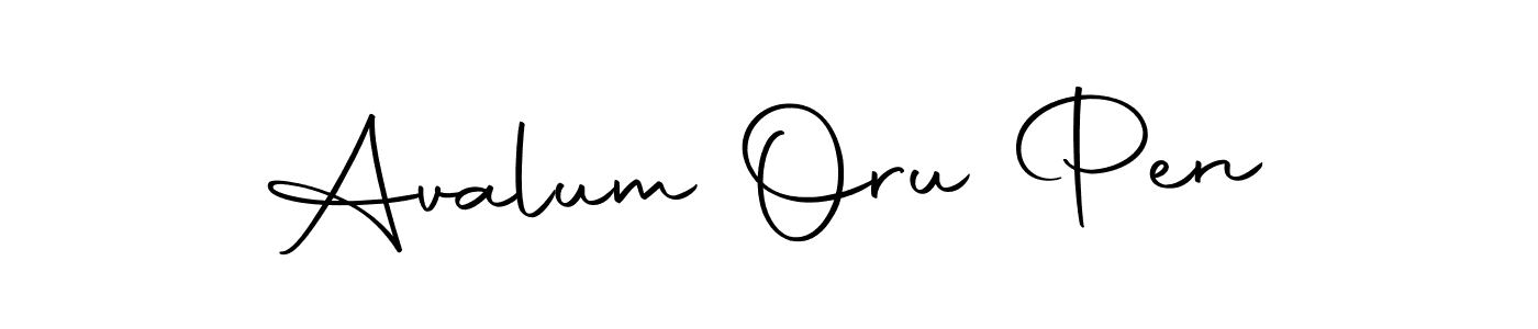 Here are the top 10 professional signature styles for the name Avalum Oru Pen. These are the best autograph styles you can use for your name. Avalum Oru Pen signature style 10 images and pictures png