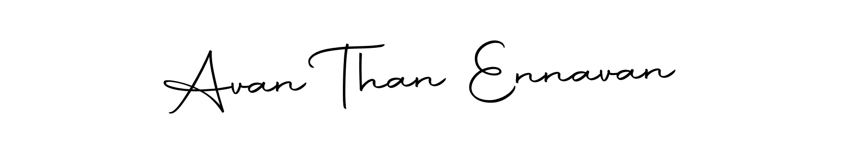 Avan Than Ennavan stylish signature style. Best Handwritten Sign (Autography-DOLnW) for my name. Handwritten Signature Collection Ideas for my name Avan Than Ennavan. Avan Than Ennavan signature style 10 images and pictures png