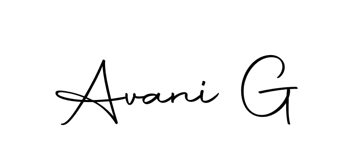 Similarly Autography-DOLnW is the best handwritten signature design. Signature creator online .You can use it as an online autograph creator for name Avani G. Avani G signature style 10 images and pictures png