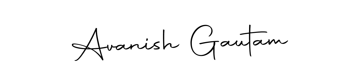 Make a beautiful signature design for name Avanish Gautam. With this signature (Autography-DOLnW) style, you can create a handwritten signature for free. Avanish Gautam signature style 10 images and pictures png